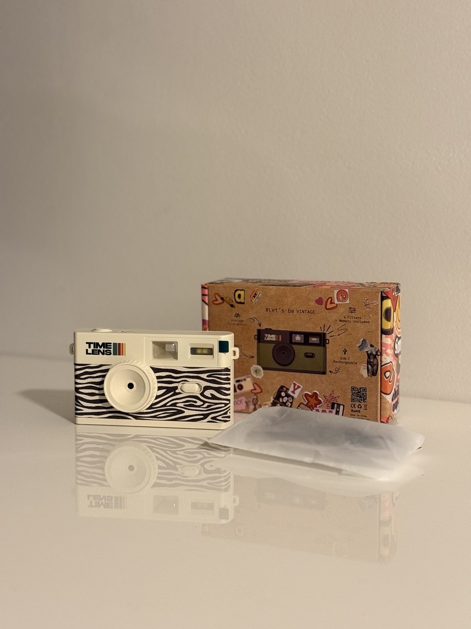 Fotocamera TimeLens® Cream Zebra